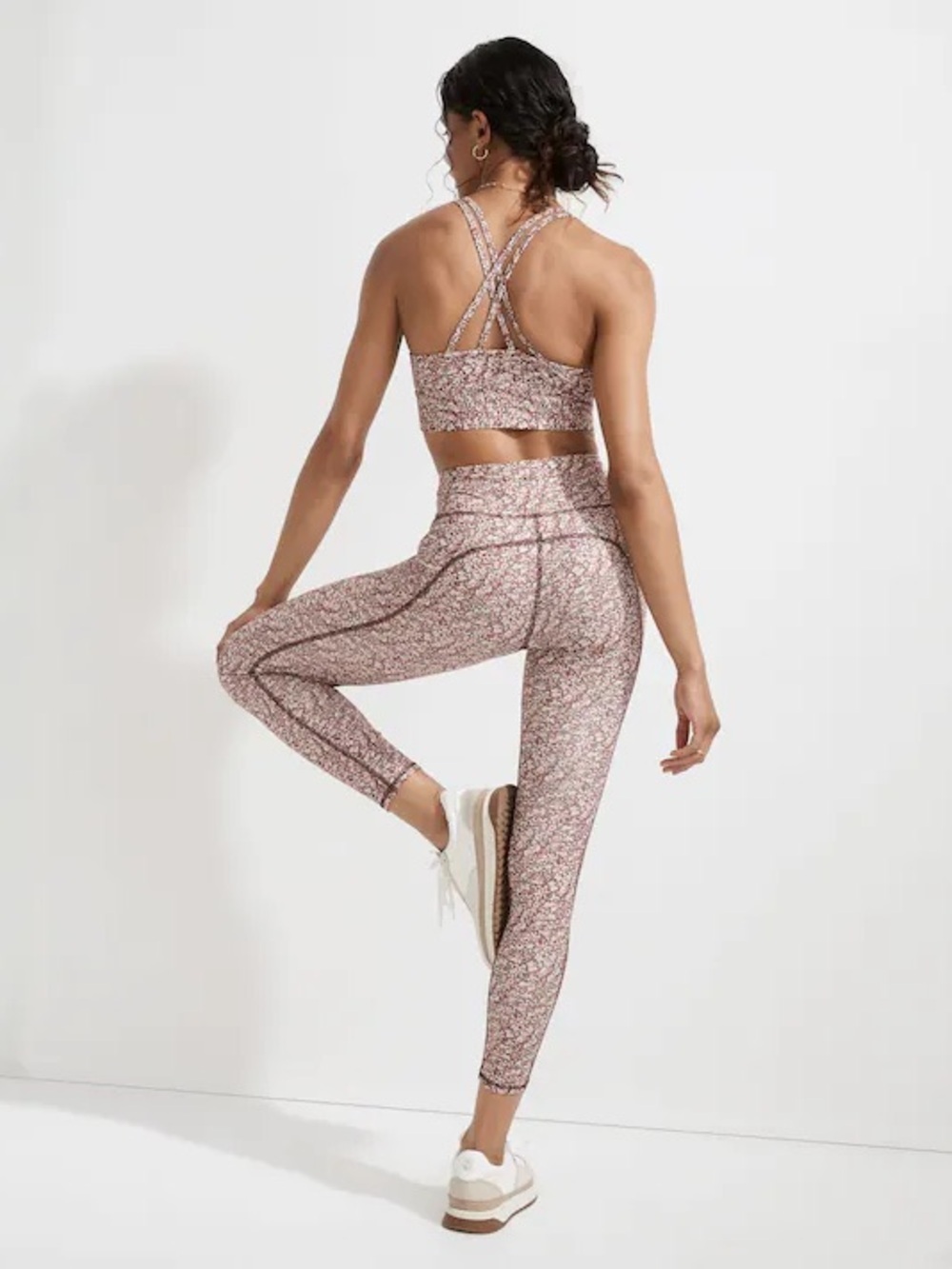 Madewell MWL Flex High-Rise 25" Leggings in Cottage Garden - Picture 8 of 8